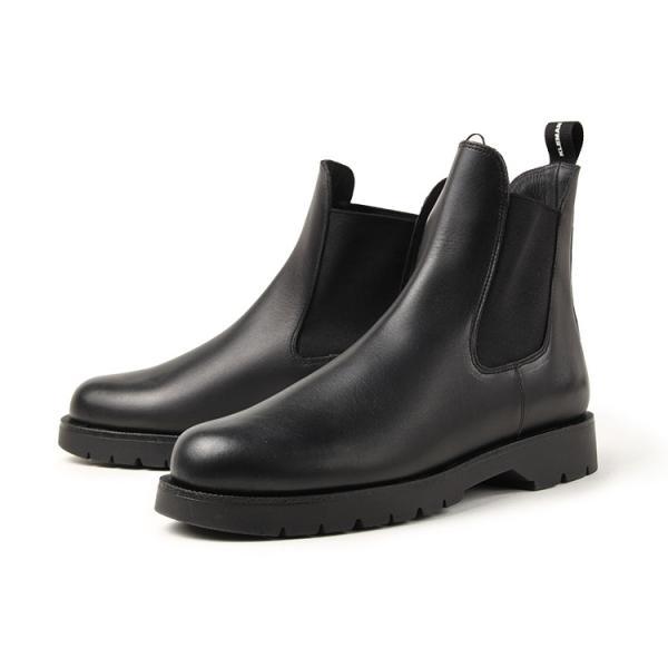 未使用に近い　クレマン　ブーツ　KLEMAN KLEMAN クレマン TONNANT トナン チェルシーブーツ サイドゴア BLACK