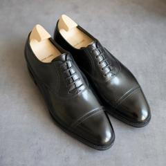 【直販在庫】ジョンロブ　フィリップ2 ブラック　純正シューツリー付 靴