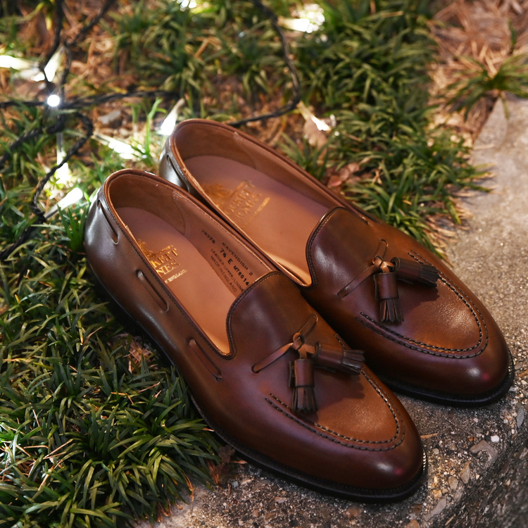 Crockett & Jones(ｸﾛｹｯﾄｱﾝﾄﾞｼﾞｮｰﾝｽﾞ) |Crockett & Jones(クロケットアンドジョーンズ) CAVENDISH(キャベンディッシュ) 29376A-B02L1 ダークブラウンバーニッシュドカーフ