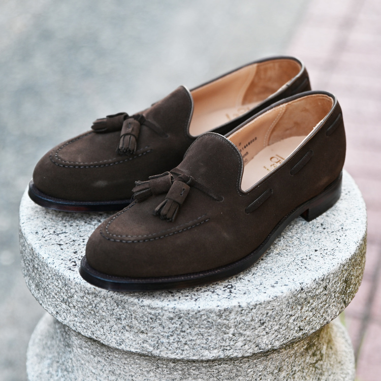 Crockett & Jones(ｸﾛｹｯﾄｱﾝﾄﾞｼﾞｮｰﾝｽﾞ) |Crockett & Jones クロケットアンドジョーンズ CAVENDISH 2 キャベンディッシュ 2 29376A-J02L1 ダークブラウンカーフスエード