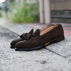 Crockett & Jones(ｸﾛｹｯﾄｱﾝﾄﾞｼﾞｮｰﾝｽﾞ) |Crockett & Jones クロケットアンドジョーンズ CAVENDISH 2 キャベンディッシュ 2 29376A-J02L1 ダークブラウンカーフスエード