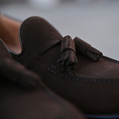 Crockett & Jones(ｸﾛｹｯﾄｱﾝﾄﾞｼﾞｮｰﾝｽﾞ) |Crockett & Jones クロケットアンドジョーンズ CAVENDISH 2 キャベンディッシュ 2 29376A-J02L1 ダークブラウンカーフスエード