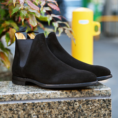Crockett & Jones(ｸﾛｹｯﾄｱﾝﾄﾞｼﾞｮｰﾝｽﾞ) |Crockett & Jones クロケットアンドジョーンズ CHELSEA 8 チェルシー 8 25887A-S01C1 ブラックスエード