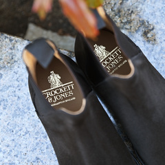 Crockett & Jones(ｸﾛｹｯﾄｱﾝﾄﾞｼﾞｮｰﾝｽﾞ) |Crockett & Jones クロケットアンドジョーンズ CHELSEA 8 チェルシー 8 25887A-S01C1 ブラックスエード