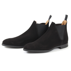 Crockett & Jones(ｸﾛｹｯﾄｱﾝﾄﾞｼﾞｮｰﾝｽﾞ) |Crockett & Jones クロケットアンドジョーンズ CHELSEA 8 チェルシー 8 25887A-S01C1 ブラックスエード