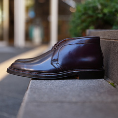 Alden(ｵｰﾙﾃﾞﾝ) |Alden(オールデン) CHUKKA BOOTS CORDOVAN(チャッカブーツ コードバン) 1339 E バーガンディ