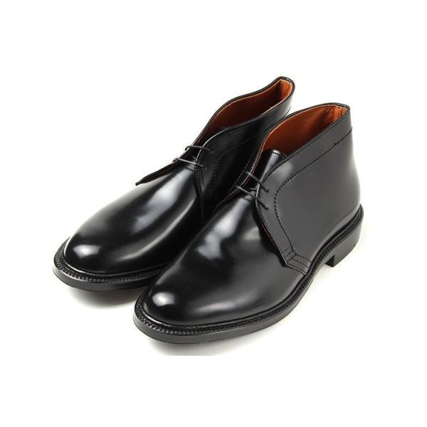 Alden(オールデン) CHUKKA BOOTS CORDOVAN(チャッカブーツ コードバン) 1340 E ブラック / Alden（ｵｰﾙﾃﾞﾝ）  | NEXT FOCUS ONLINE STORE