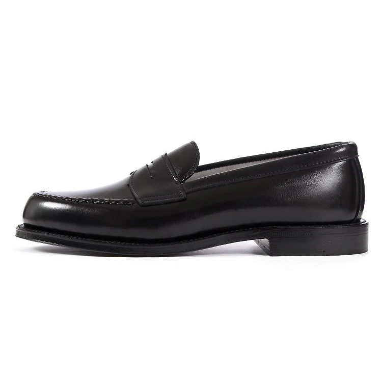 Alden (オールデン) ハンドソーンコインローファーカーフ 981 BLACK