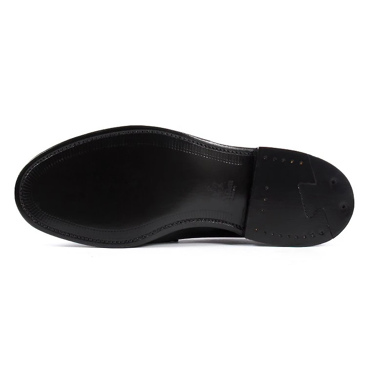Alden (オールデン) ハンドソーンコインローファーカーフ 981 BLACK