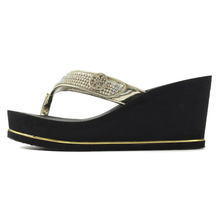 GUESS(ゲス) レディース ウェッジサンダル SARRALY4 ブラック / GUESS 