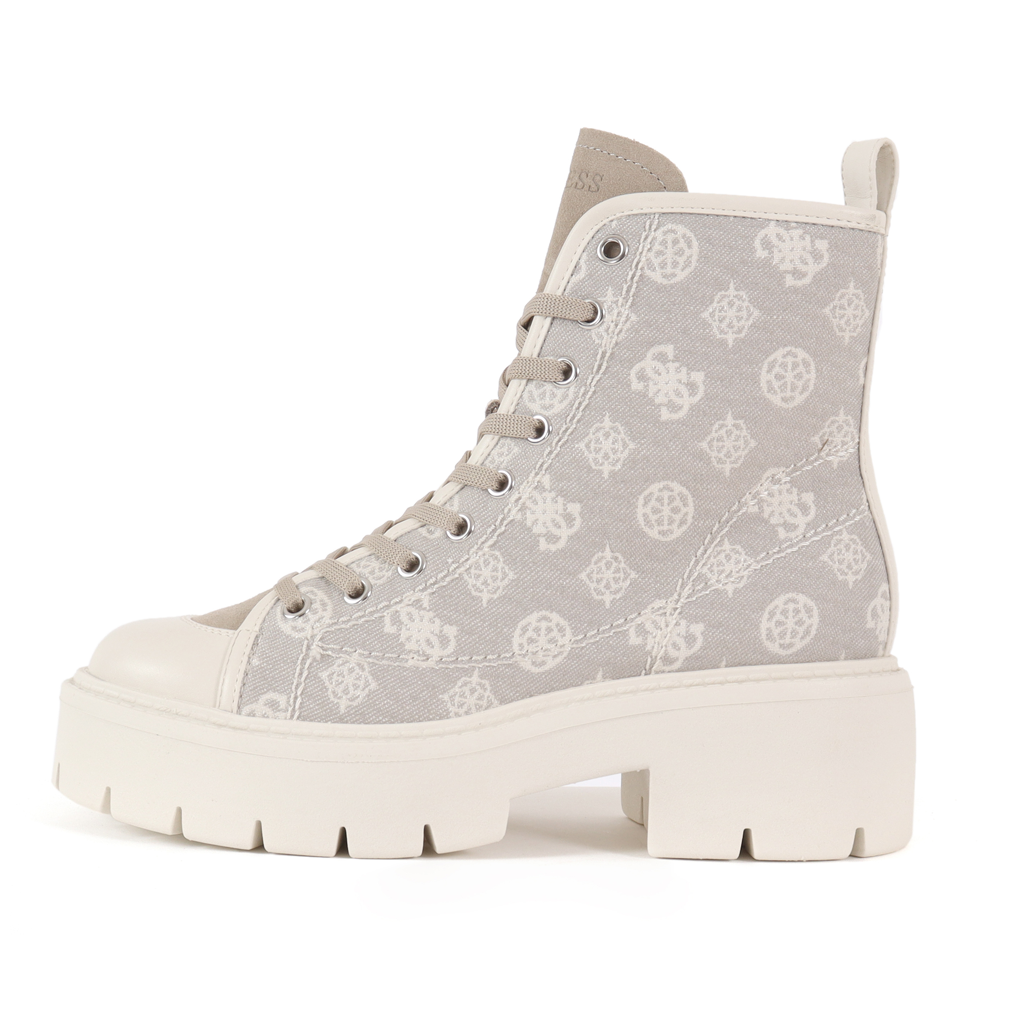GUESS モノグラム レースアップブーツ GUESS ゲス SHUTTER2 レースアップブーツ トープ / GUESS（ｹﾞｽ） | 靴