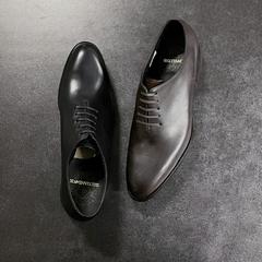 SHETLANDFOX(ｼｪｯﾄﾗﾝﾄﾞﾌｫｯｸｽ) |【国内正規品】 SHETLANDFOX(シェットランドフォックス) ボートン ホールカット 057F SF ダークブラウン