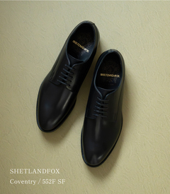 SHETLANDFOX(ｼｪｯﾄﾗﾝﾄﾞﾌｫｯｸｽ) |【国内正規品】SHETLANDFOX シェットランドフォックス コベントリー プレーントウ 552F SF ブラック