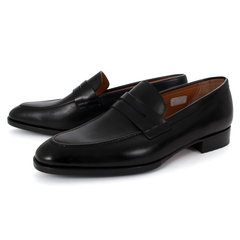 シェットランドフォックス　ヴァンプ ローファー 26-26.5ｃｍブラック シェットランドフォックス ヴァンプ ローファー 26-26.5cmブラック