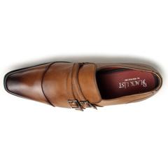 madras(ﾏﾄﾞﾗｽ) |【国内正規品】 BLACK LIST by MADRAS(ブラックリスト バイ マドラス) メンズ ビジネスシューズ モンクストラップ BC6006 ライトブラウン