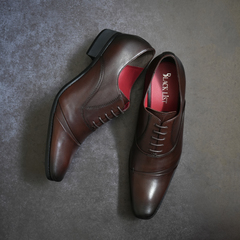 madras(ﾏﾄﾞﾗｽ) |【国内正規品】 BLACK LIST by MADRAS(ブラックリスト バイ マドラス) メンズ ビジネスシューズ ストレートチップ BC6007 ダークブラウン