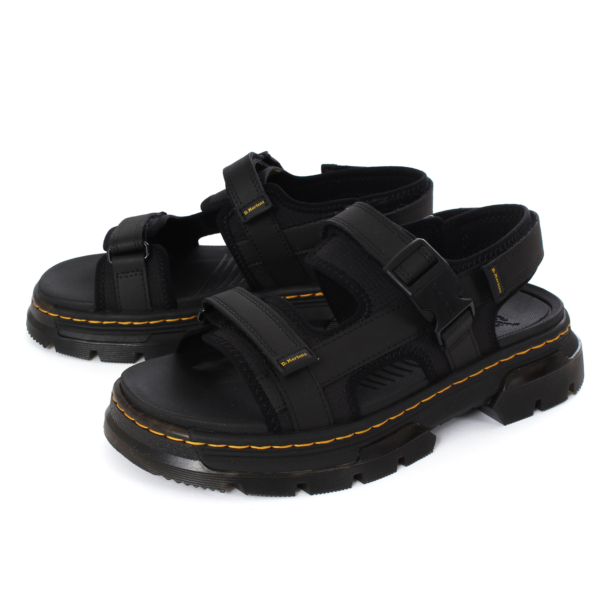 Dr. Martens フォスターブラック サンダル Dr.Martens ドクターマーチン フォースター ストップ スライド