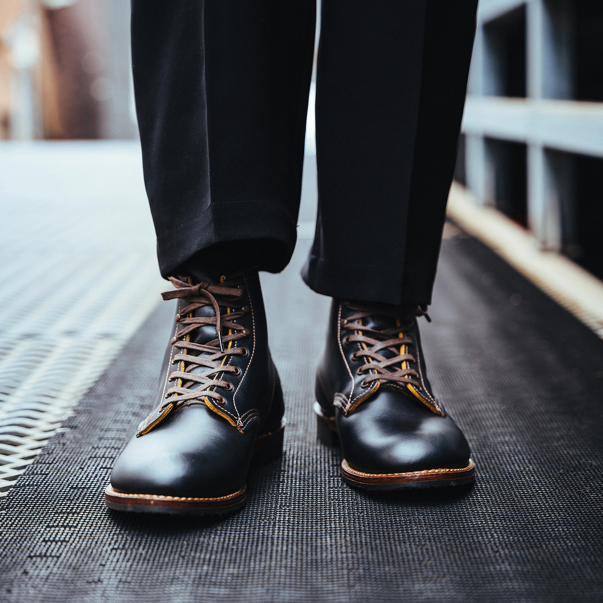 【未使用】Red Wing Beckman ブラック 8 1/2 D RED WING SHOES レッドウィング ベックマン フラットボックス