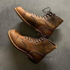 Red Wing(ﾚｯﾄﾞｳｨﾝｸﾞ) |【国内正規品】 大きいサイズ【28cm28.5cm29cm29.5cm30cm31cm】Red Wing（レッドウィング） IRON RANGER(アイアンレンジャー) 8085 カッパー