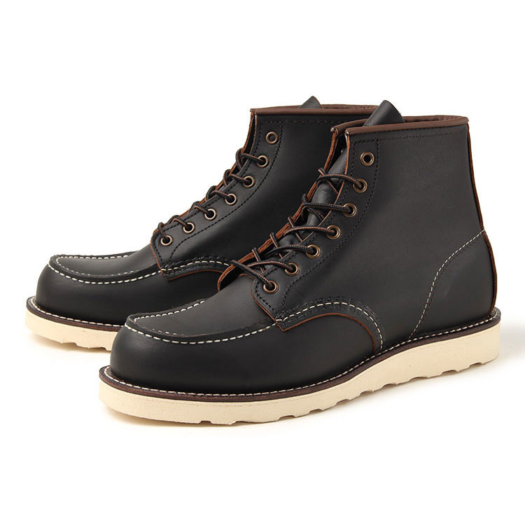 Red Wing(ﾚｯﾄﾞｳｨﾝｸﾞ) |【国内正規品】Red Wing（レッドウィング） 6inch CLASSIC MOC（6インチ クラシックモック） 8849 ブラック