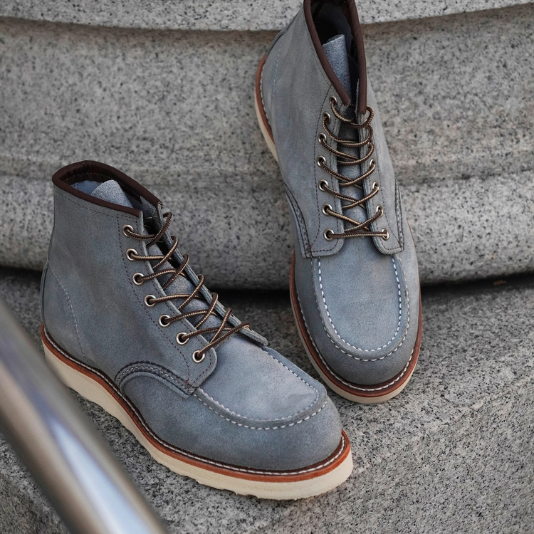 Red Wing(ﾚｯﾄﾞｳｨﾝｸﾞ) |【国内正規品】Red Wing レッドウィング 6inch CLASSIC MOC 6インチ クラシックモック 8800 ダスティブルー