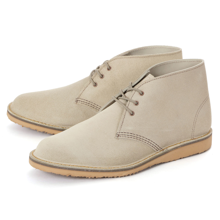Red Wing(ﾚｯﾄﾞｳｨﾝｸﾞ) |【国内正規品】大きいサイズ【28cm 29cm】Red Wing レッドウィング WEEKENDER CHUKKA 3309 ホワイトサンド