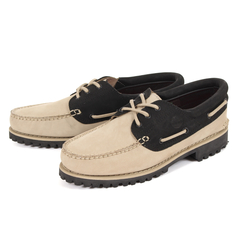 Timberland(ﾃｨﾝﾊﾞｰﾗﾝﾄﾞ) |Timberland ティンバーランド 3EYE LUG HANDSEWN BOAT SHOE スリーアイ ラグ ハンドソーン ボートシューズ 0A5RH8 ブラック/ライトブラウン