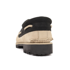 Timberland(ﾃｨﾝﾊﾞｰﾗﾝﾄﾞ) |Timberland ティンバーランド 3EYE LUG HANDSEWN BOAT SHOE スリーアイ ラグ ハンドソーン ボートシューズ 0A5RH8 ブラック/ライトブラウン