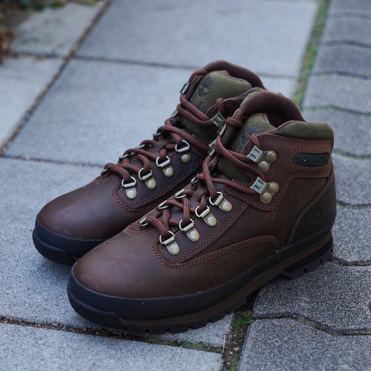 Timberland(ﾃｨﾝﾊﾞｰﾗﾝﾄﾞ) |Timberland ティンバーランド EURO HIKER LEATHER ユーロ ハイカー レザー 95100-214 ブラウン