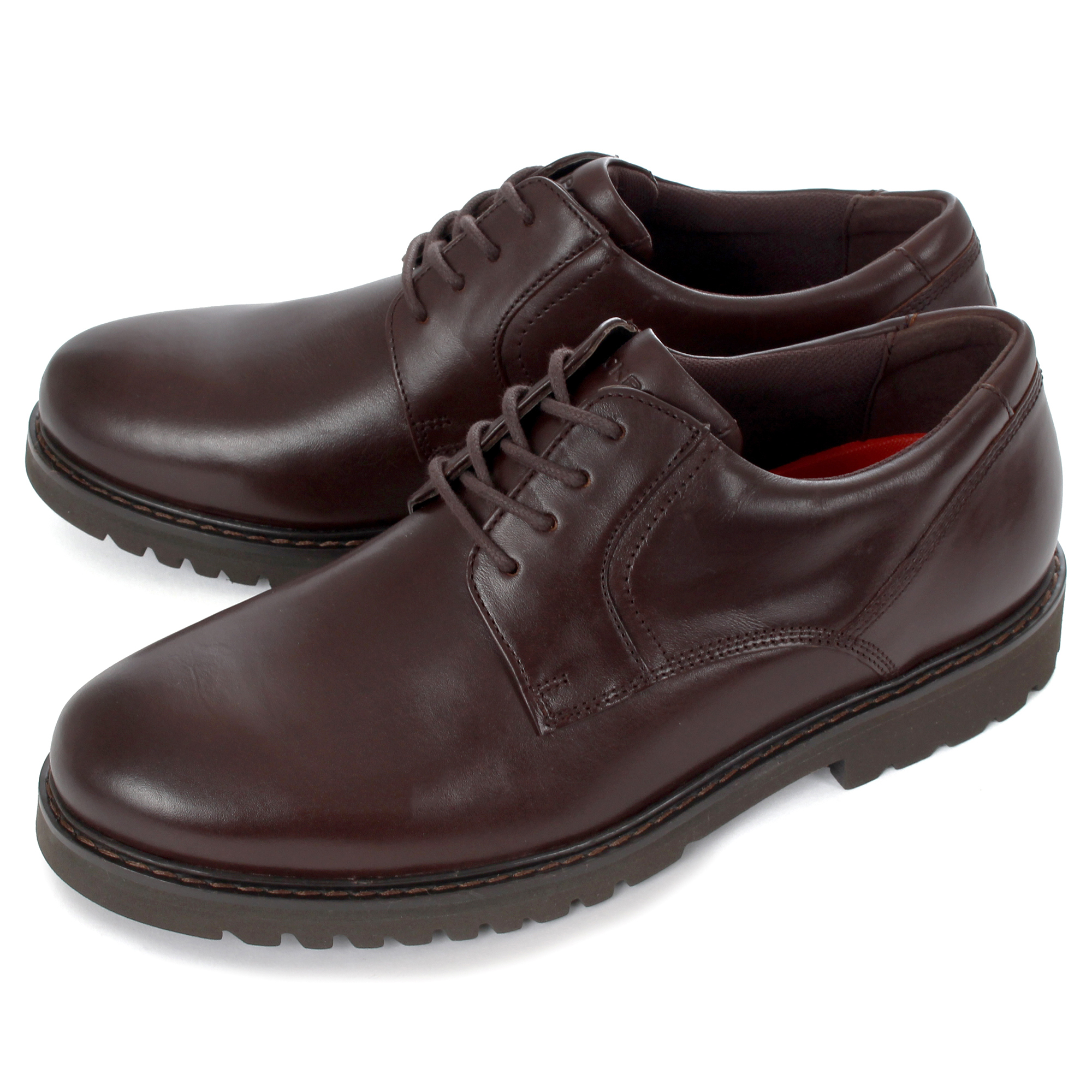 ロックポート メンズ ブラウンマーベリック プレーン トゥ 25.5cm正規品 ROCKPORT ロックポート MAVERICK PT OXFORD マーベリック プレーン