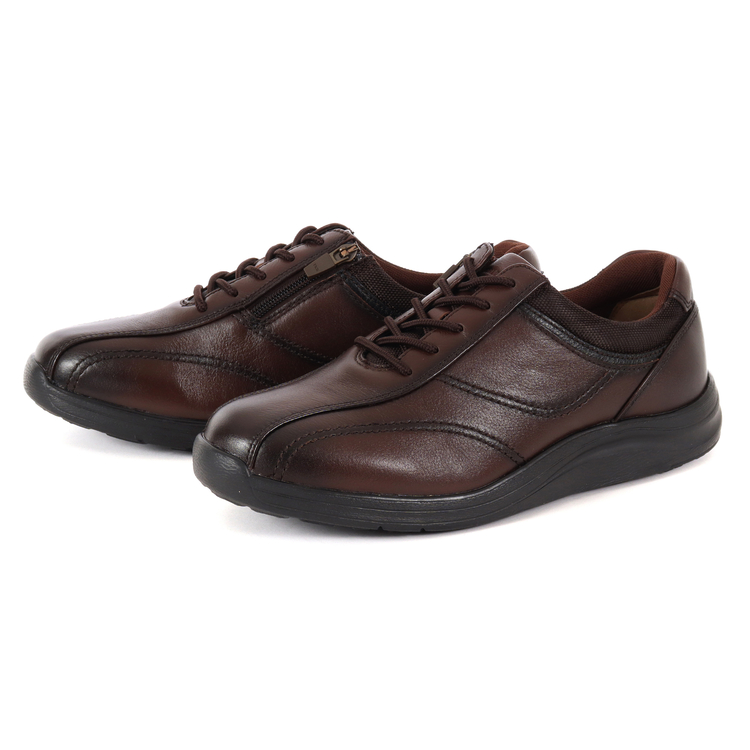 World March(ﾜｰﾙﾄﾞﾏｰﾁ) |大きいサイズ【28cm 29cm 30cm】World March ワールドマーチ メンズ 防水ウォーキングシューズ WM3118 ダークブラウン