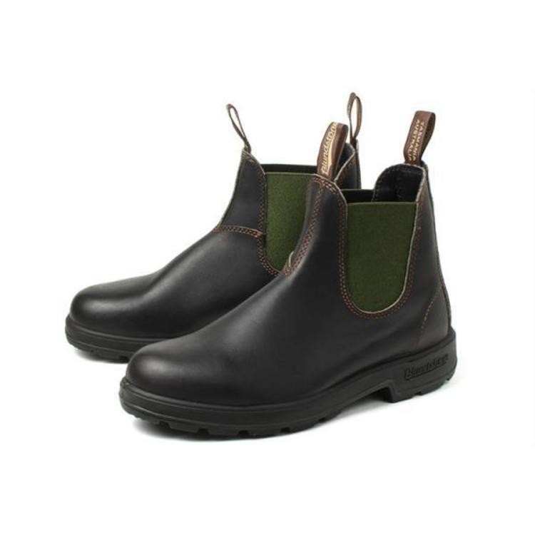 Blundstone(ﾌﾞﾗﾝﾄﾞｽﾄｰﾝ) |Blundstone（ブランドストーン） サイドゴアブーツ BS519 ブラウン/ダークグリーン