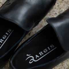 ARGIS(ｱﾙｼﾞｽ) |ARGIS アルジス メンズ 防水 レザーシューズ スリッポン 56116 ブラック