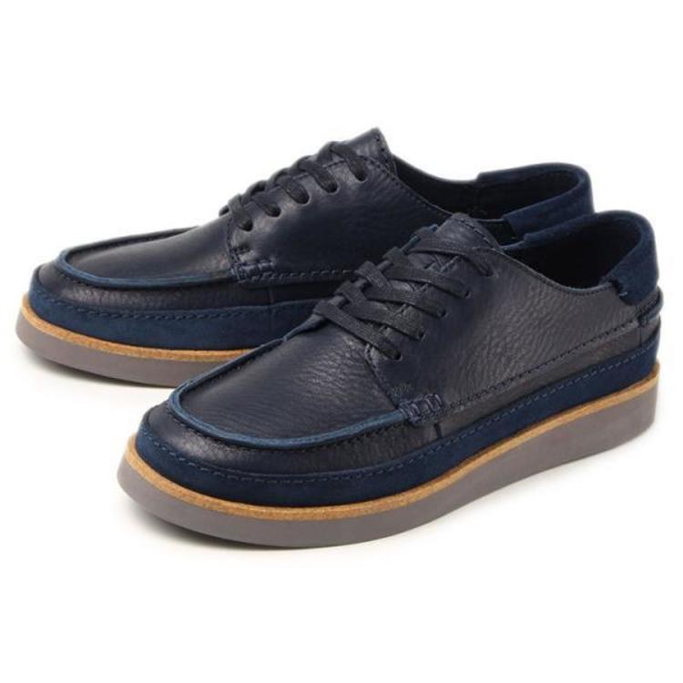 Clarks（クラークス） ASHRIDGE WALK(アシュリッジ ウォーク) 26143043 ネイビーレザー / Clarks（ｸﾗｰｸｽ） |  NEXT FOCUS ONLINE STORE