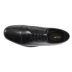 Clarks(ｸﾗｰｸｽ) |Clarks クラークス HOWARD CAP ホワードキャップ 26162012 ブラックレザー