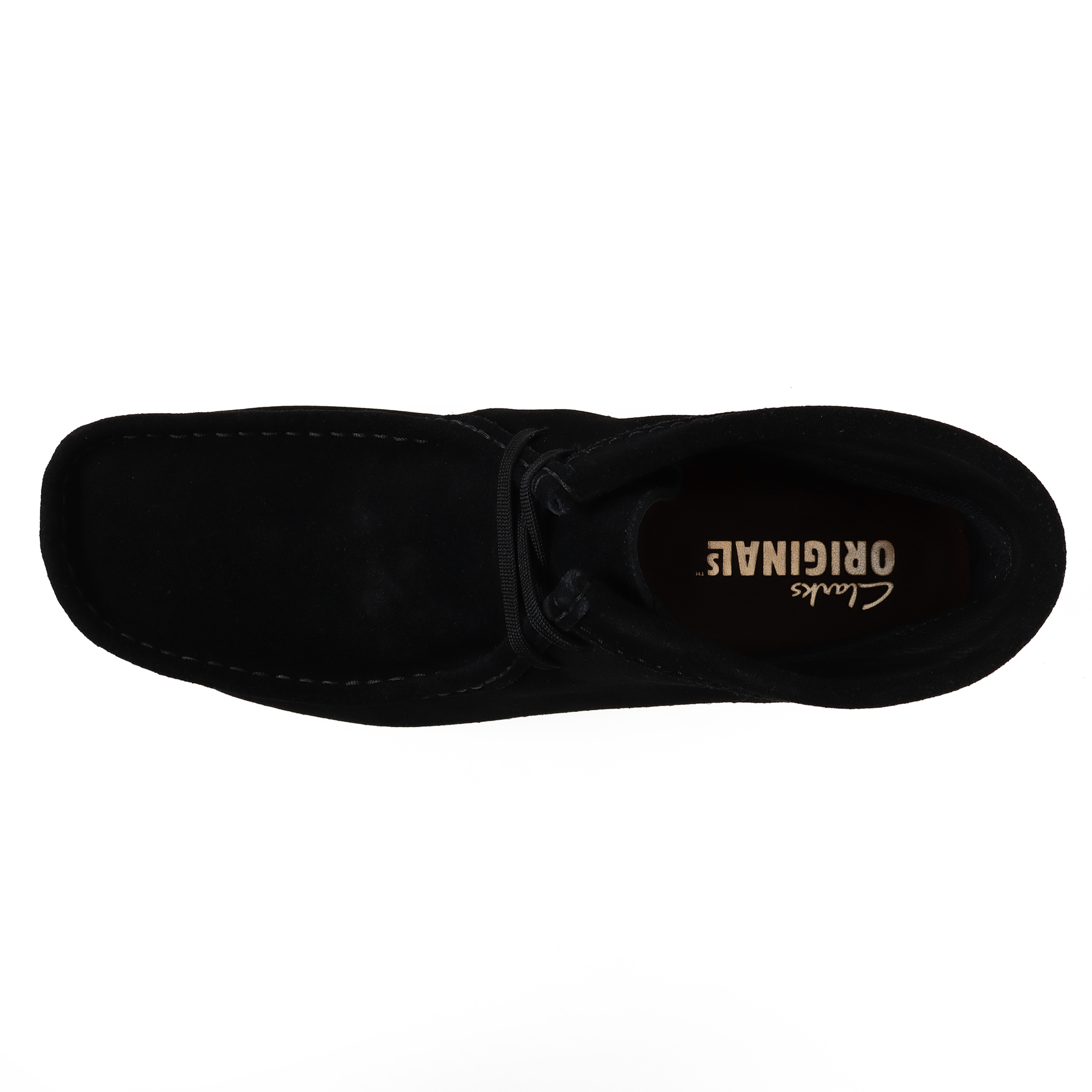 クラークス　ワラビー　黒　27cm Clarks UK7.5 クラークスワラビーロー CLARKS WALLABEE-Lo 黒