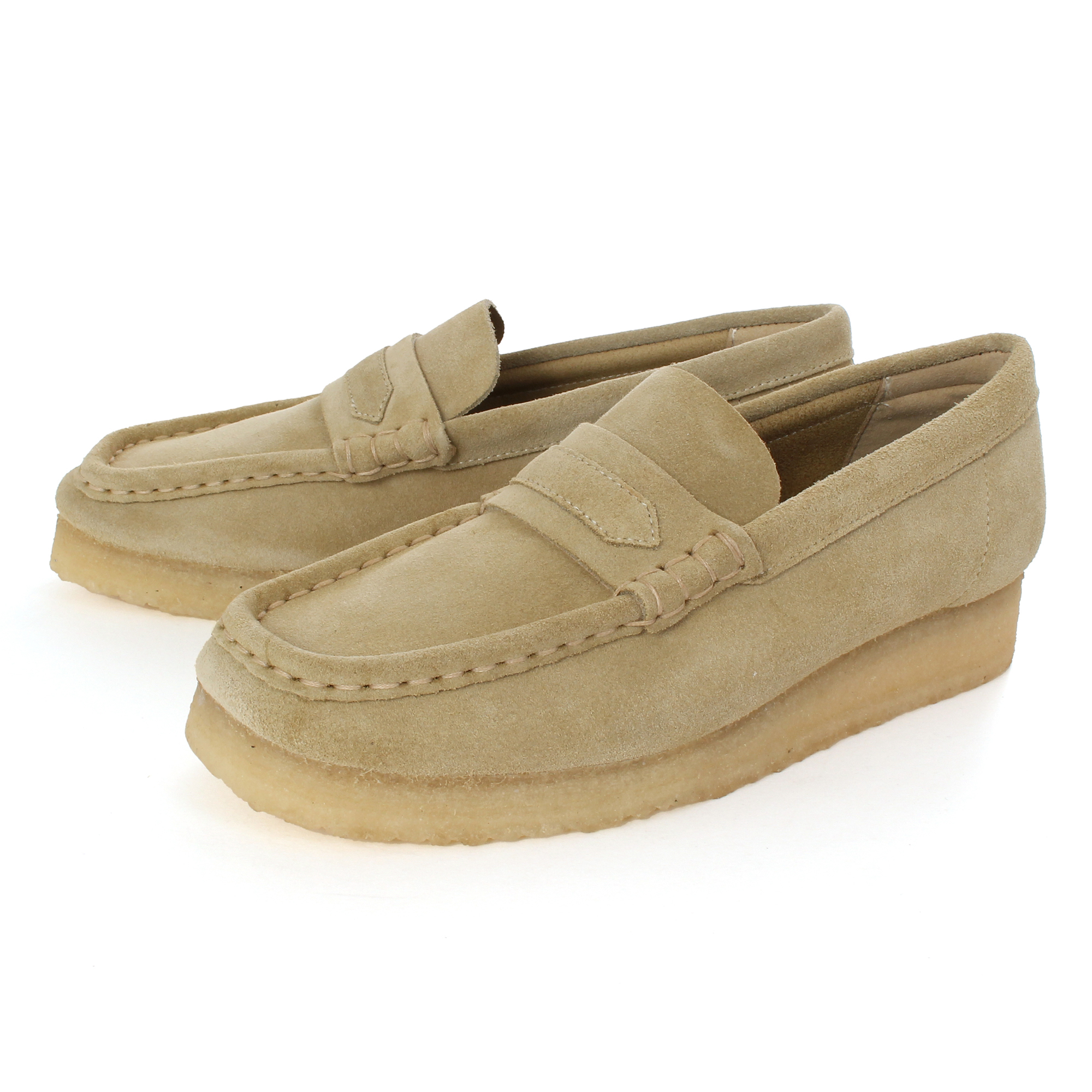 【お気にいる】 Clarks クラークス WALLABEE LOAFER レディース ワラビー トップス