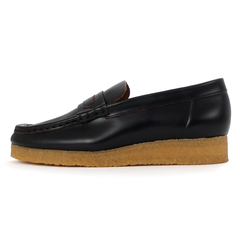 Clarks(ｸﾗｰｸｽ) |Clarks クラークス WALLABEE LOAFER レディース ワラビーローファー 26177721 ブラックスムースレザー