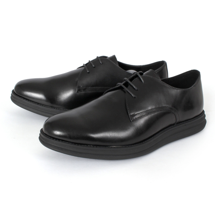 Whoop　dedoo(ﾌｰﾌﾟﾃﾞｨﾄﾞｩ) |whoop-de-doo フープディドゥ 歌舞伎フィニッシュスーパーライト プレーントゥ 25612033 ブラック