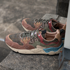 Flower Mountain(ﾌﾗﾜｰﾏｳﾝﾃﾝ) |Flower Mountain フラワーマウンテン YAMANO3 ヤマノスリー FM63737 グリーン/ブラウン/ヘリンボーン