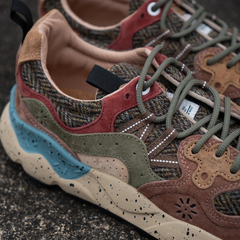 Flower Mountain(ﾌﾗﾜｰﾏｳﾝﾃﾝ) |Flower Mountain フラワーマウンテン YAMANO3 ヤマノスリー FM63737 グリーン/ブラウン/ヘリンボーン