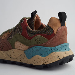 Flower Mountain(ﾌﾗﾜｰﾏｳﾝﾃﾝ) |Flower Mountain フラワーマウンテン YAMANO3 ヤマノスリー FM63737 グリーン/ブラウン/ヘリンボーン