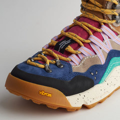 Flower Mountain(ﾌﾗﾜｰﾏｳﾝﾃﾝ) |Flower Mountain フラワーマウンテン BANKEI バンケイ FM106009 ペトロールブルー/ベージュ