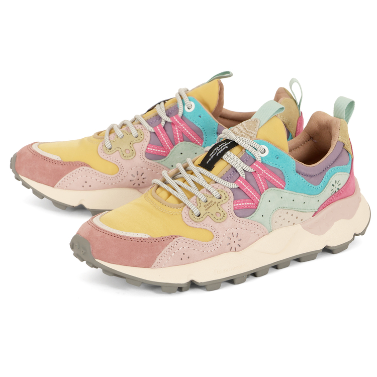 Flower Mountain(フラワーマウンテン) |Flower Mountain フラワーマウンテン YAMANO3 ヤマノスリー FM63763 ピンク/ゴールデンオーカー