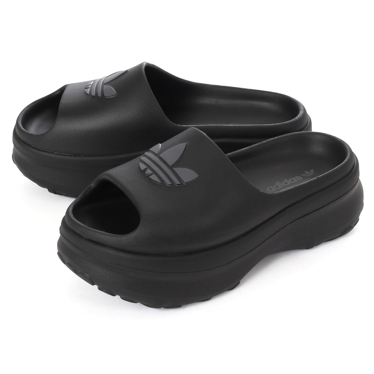 adidas(ｱﾃﾞｨﾀﾞｽ) |adidas アディダス ADIFOM STAN SLIDES W アディフォーム スタン スライド ウィメンズ JI2610 ブラック/グレー