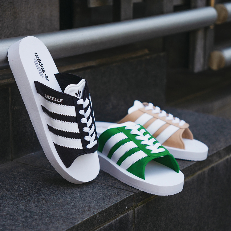 adidas(ｱﾃﾞｨﾀﾞｽ) |adidas アディダス GAZELLE BEACH SLIDES W ガゼル ビーチ スライド ウィメンズ