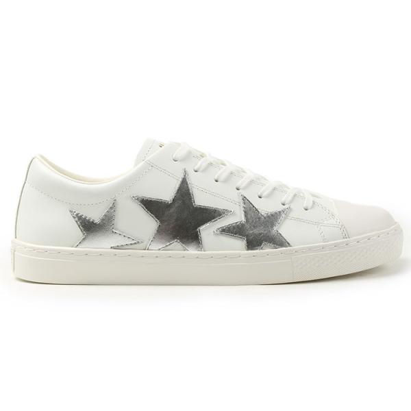 converse(コンバース) ALL STAR COUPE TRIOSTAR OX(オールスター クップ トリオスター オックス) 31302871  ホワイト/シルバー / converse（ｺﾝﾊﾞｰｽ） | NEXT FOCUS ONLINE STORE