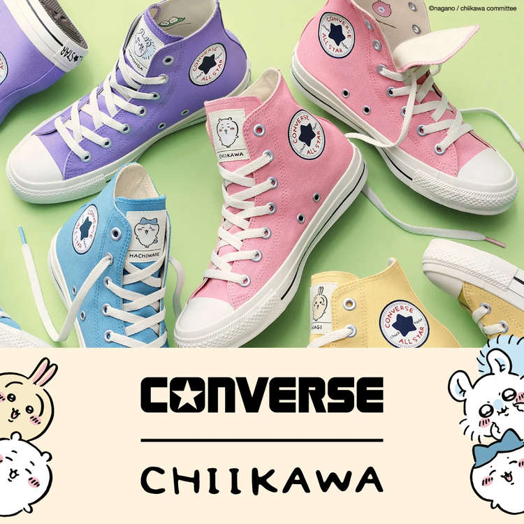 converse(ｺﾝﾊﾞｰｽ) |converse コンバース ALL STAR CL HI CHIIKAWA オールスター CL ハイ ちいかわ うさぎ ハチワレ
