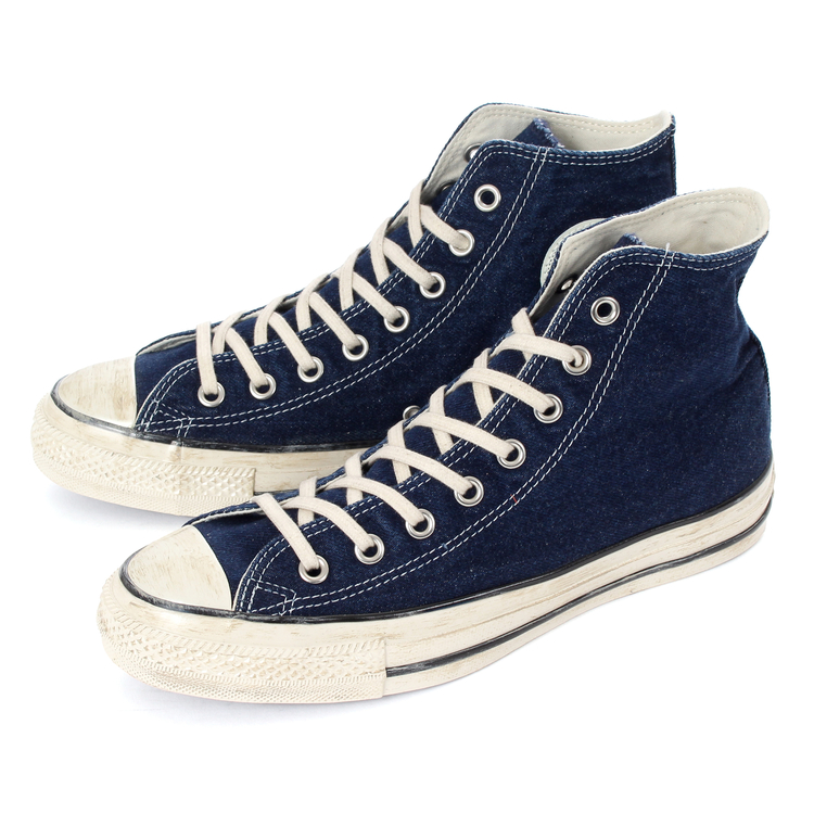 converse(ｺﾝﾊﾞｰｽ) |converse コンバース ALL STAR AGED FADEDDENIM AG HI 1SE566 31315220 ネイビー