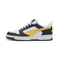 PUMA(ﾌﾟｰﾏ) |PUMA プーマ リバウンド V6 ロウ 392328-39 ホワイト/ネイビー/イエロー